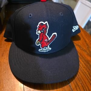 New Era Black Cap with MLB Logo